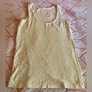 🤍 J. Crew Sparkling White Sequin Tank Top 🤍